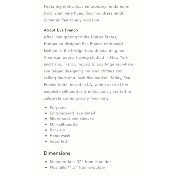 NWT Anthropologie Eva Franco Juliet Teal Velvet Floral Dress - Picture 2 of 10